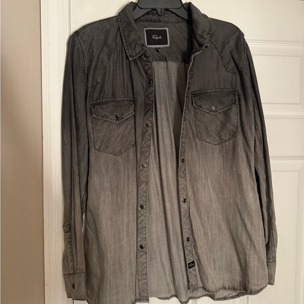 Rails Charcoal Shirt Jacket